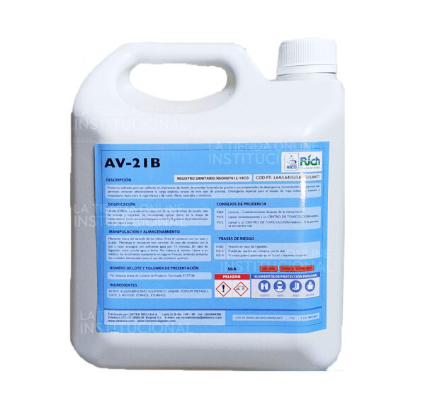 av21b lavandería galón x 3,8l