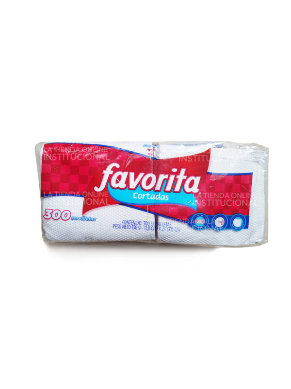 servilleta cortada x 300 un