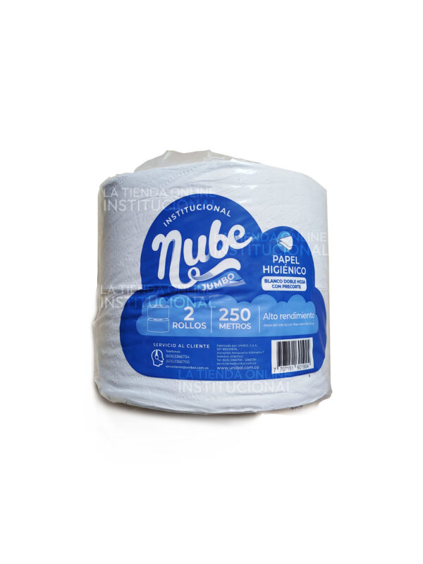 papel higiénico blanco int. 250mt x 4 un